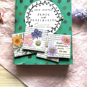 Sense and Sensibility Quote Magnet Set "Sense will always"- 4 Magnets