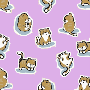 Artist Magnets - Cat Being Cat -  Sam. C