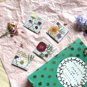 Sense and Sensibility Quote Magnet Set "i will be calm"- 4 Magnets